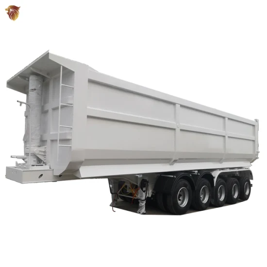 40 Cubic 2axle 3 Axle Tipper Semi Trailer Dump Trailer Fabricante para la venta