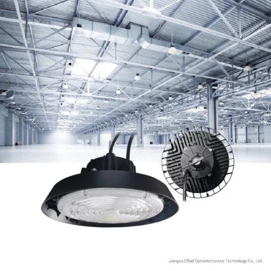 LED UFO High Bay Light en Warehouse Factory Tunnel Hall